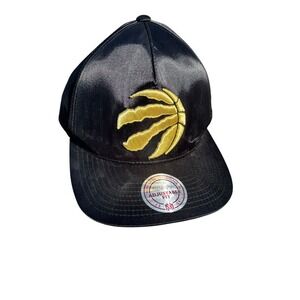 Mitchell &‎ Ness OVO Drake Snapback Hat Raptors OG Owl Black Gold Embroidered